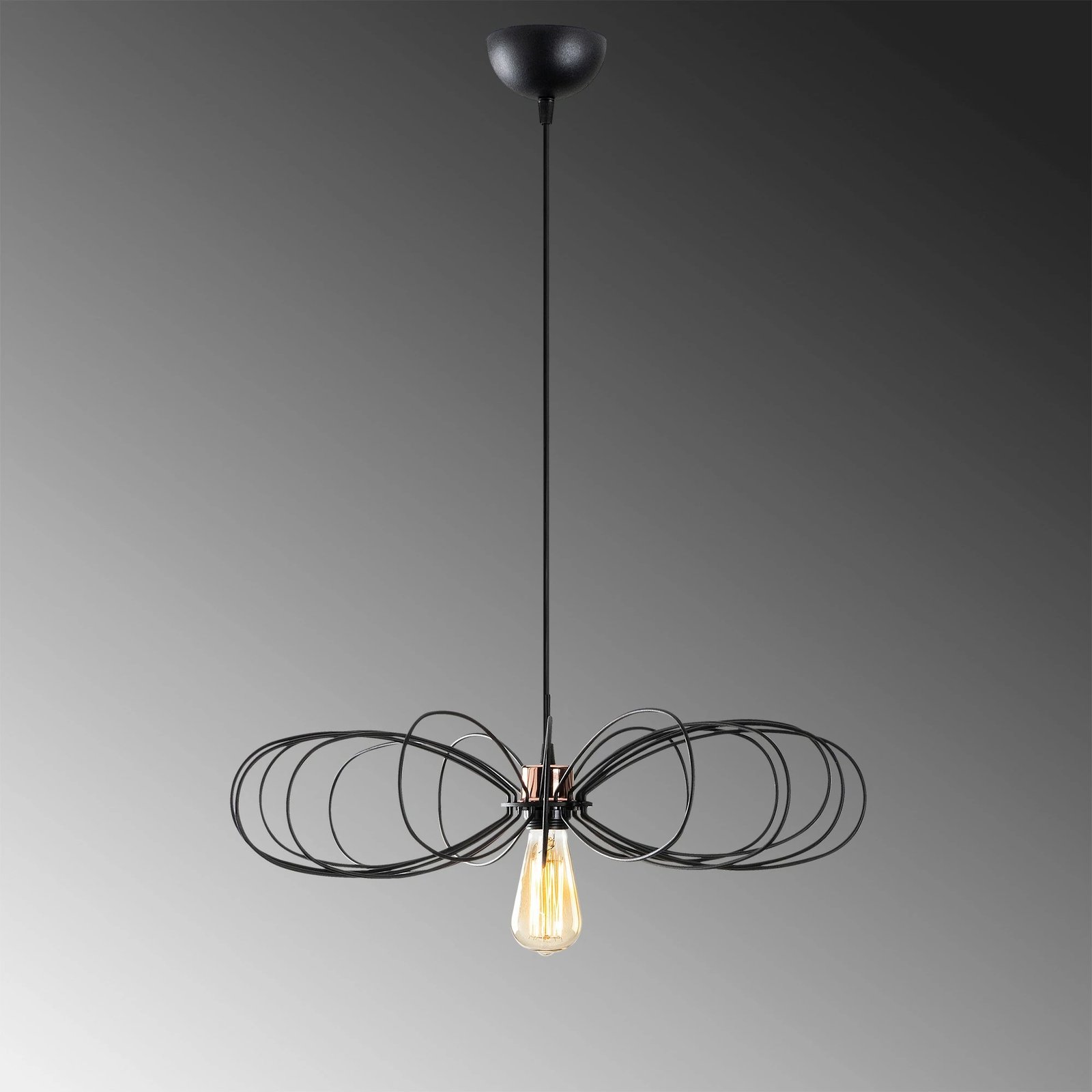 Llambë tavani industriale, ngjyrë e zezë, Opviq Hemdem 707-S Llambë tavani industriale, ngjyrë e zezë, Opviq Hemdem 707-S