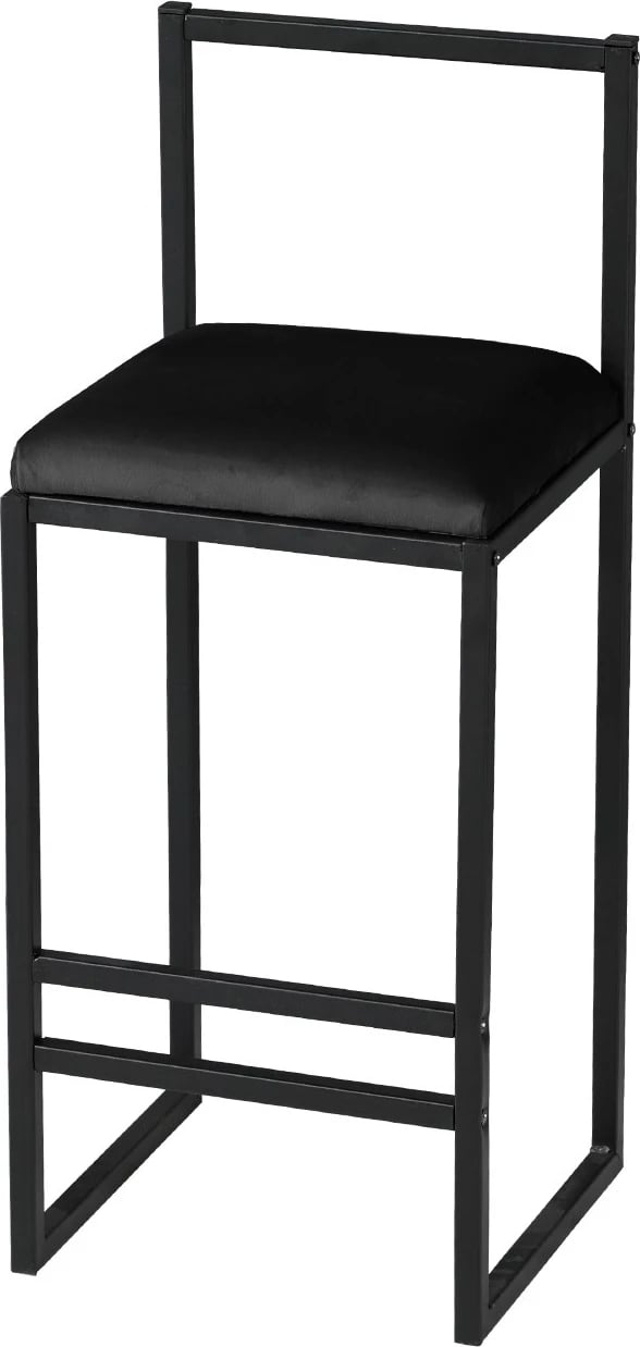 Set tavoline për bar me karrige (5 copë), Skye Decor, nordike, ngjyrë e zezë dhe arrë