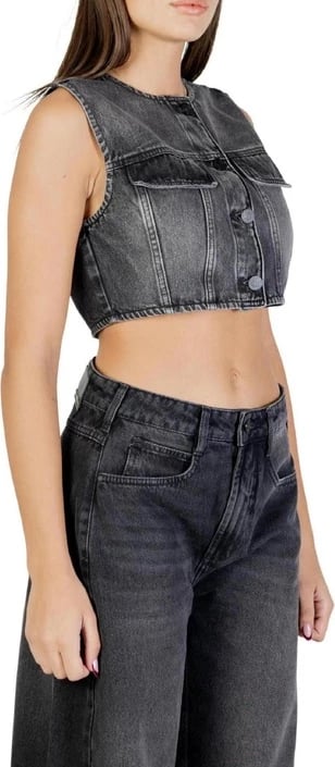 Bluzë pa mëngë Colcci femra e zezë