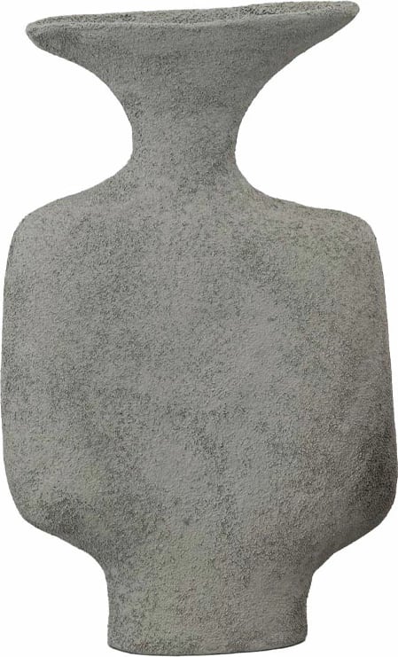 Vazo rustike, alumin i zi, 18.5x7x29cm