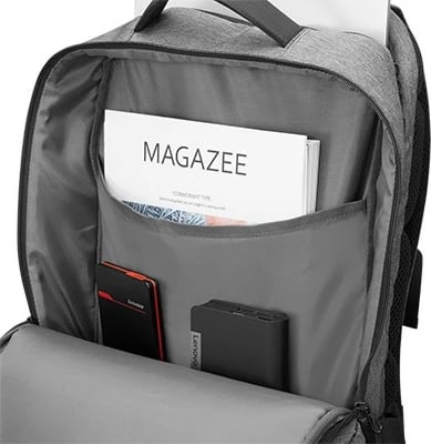 Shpinore Lenovo B730 Urban 17.3 inç, 24L, rezistente ndaj ujit, gri