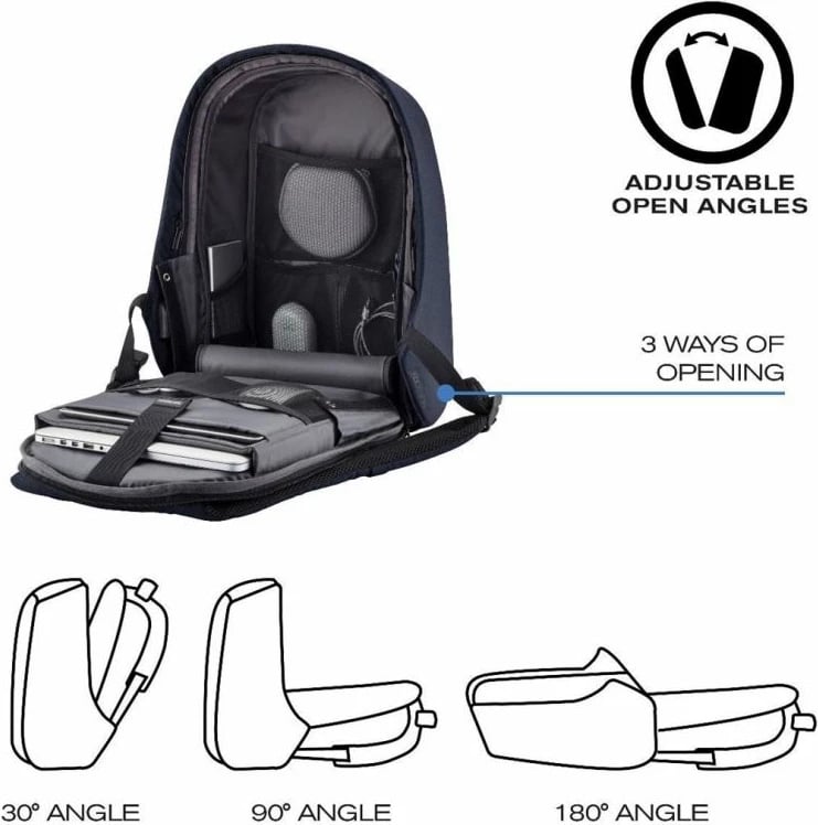 Çantë shpine për meshkuj Yakimasport, e kaltër