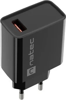 Karikues Natec Ribera 18W USB-A, i zi Karikues Natec Ribera 18W USB-A, i zi