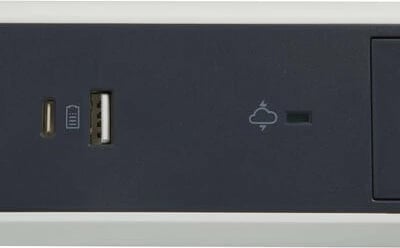 Zgjatues Legrand 049421, 5x2P+E, 1.5m, me USB A/C, Bardhë-Zi