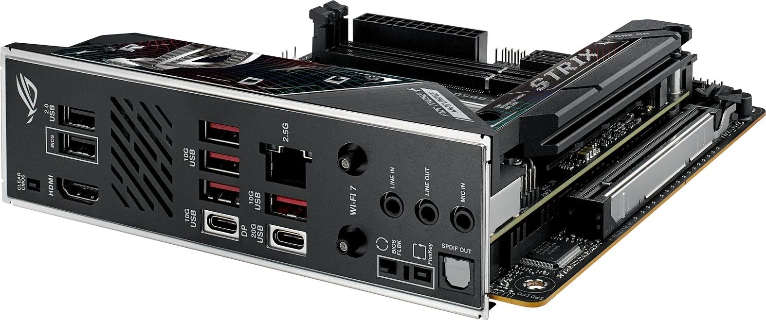 Pllakë amë ASUS ROG STRIX B850-I GAMING WIFI, Socket AM5, mini ITX, E zezë