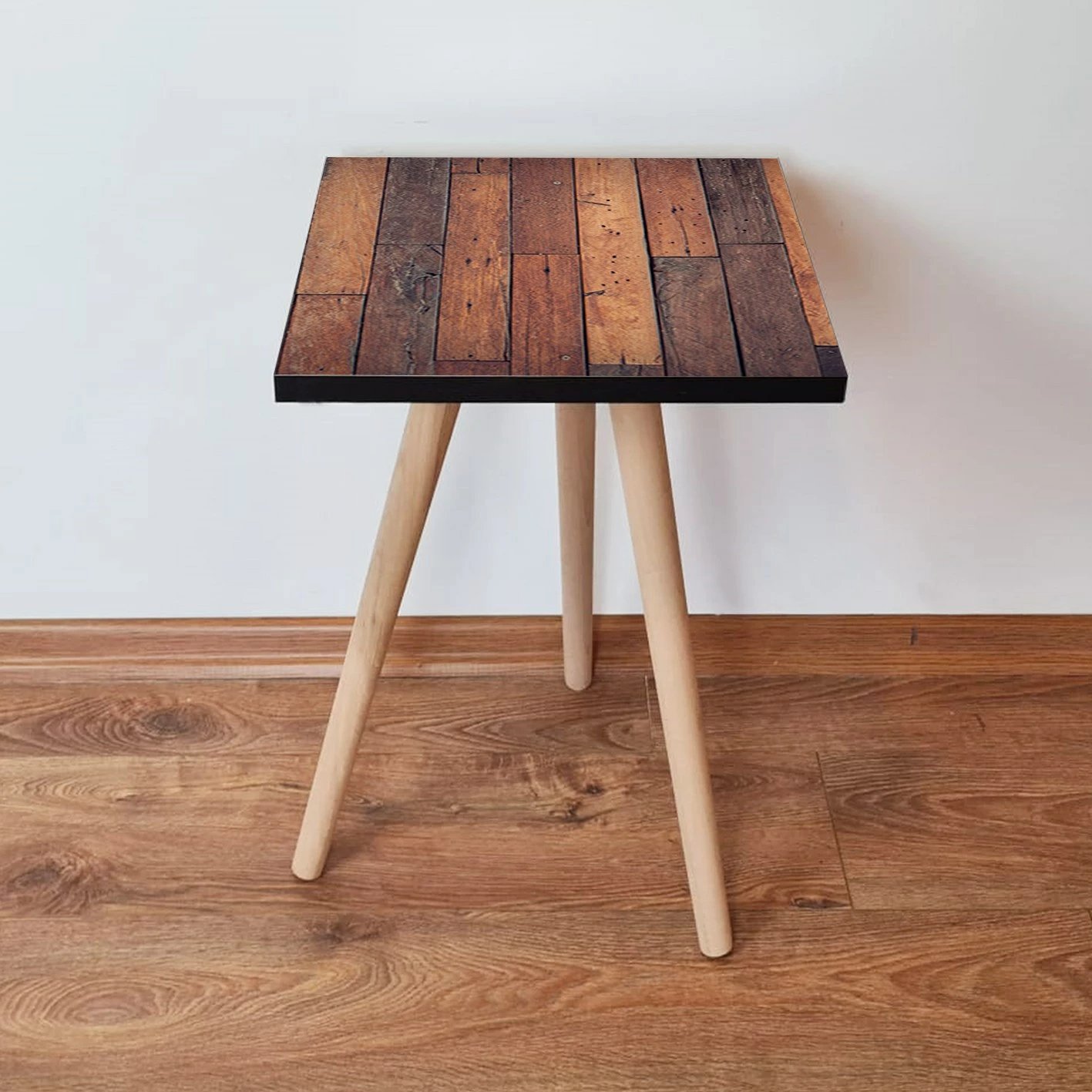 Tavolinë anësore Skye Decor, ngjyrë kafe dhe camel, Shp356