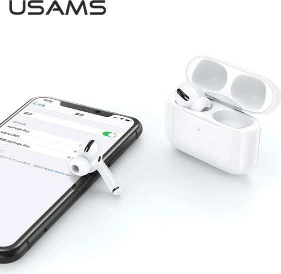 Kufje TWS USAMS YS Series BHUYS01, Bluetooth 5.0, me mikrofon, të bardha