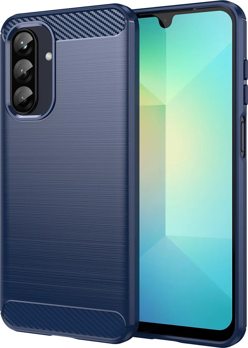 Mbështjellës Hurtel Carbon Case për Samsung Galaxy A56/A36, TPU, Kaltër