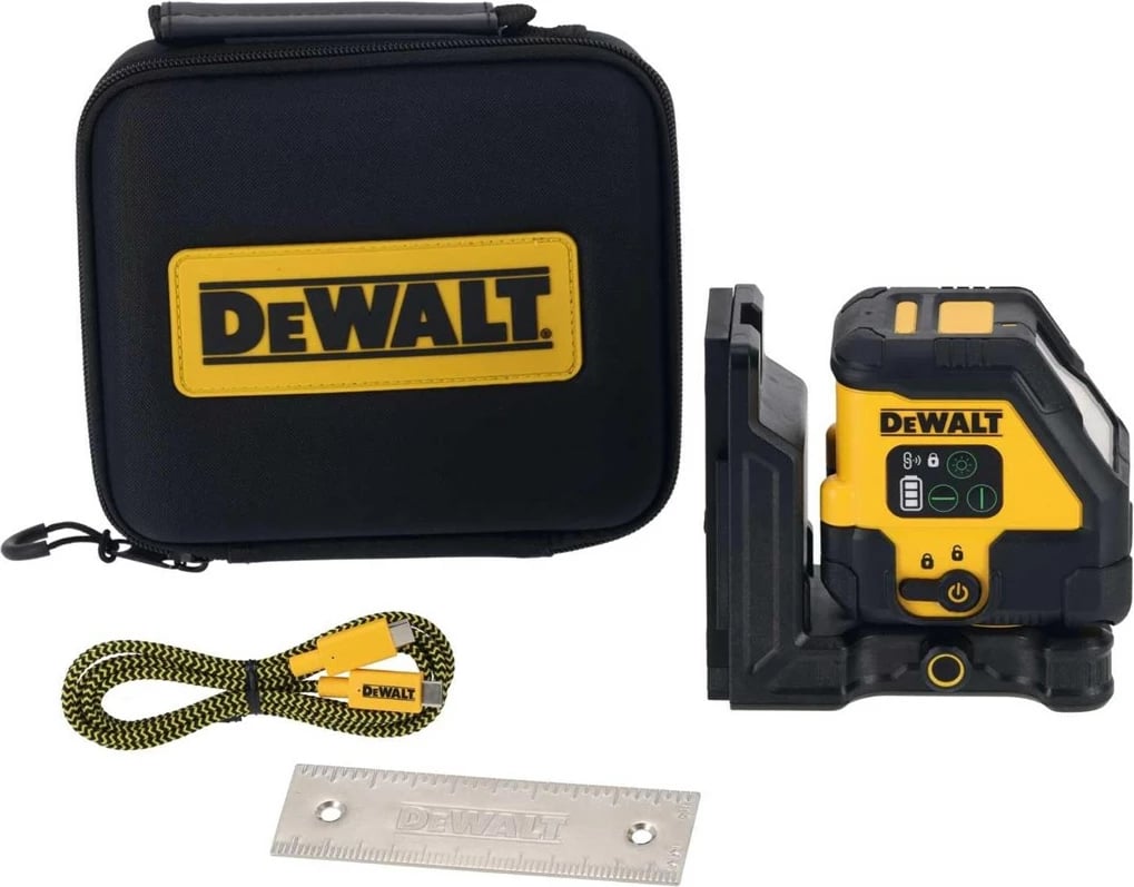 Nivel lazer DeWALT DCLE14201GB-XJ, 30 m, IP65, me bateri, Verdhë