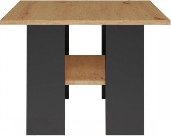 Tavolinë Kafe TOP E SHOP 60x60x45 cm, Artizan Dheu/Zi