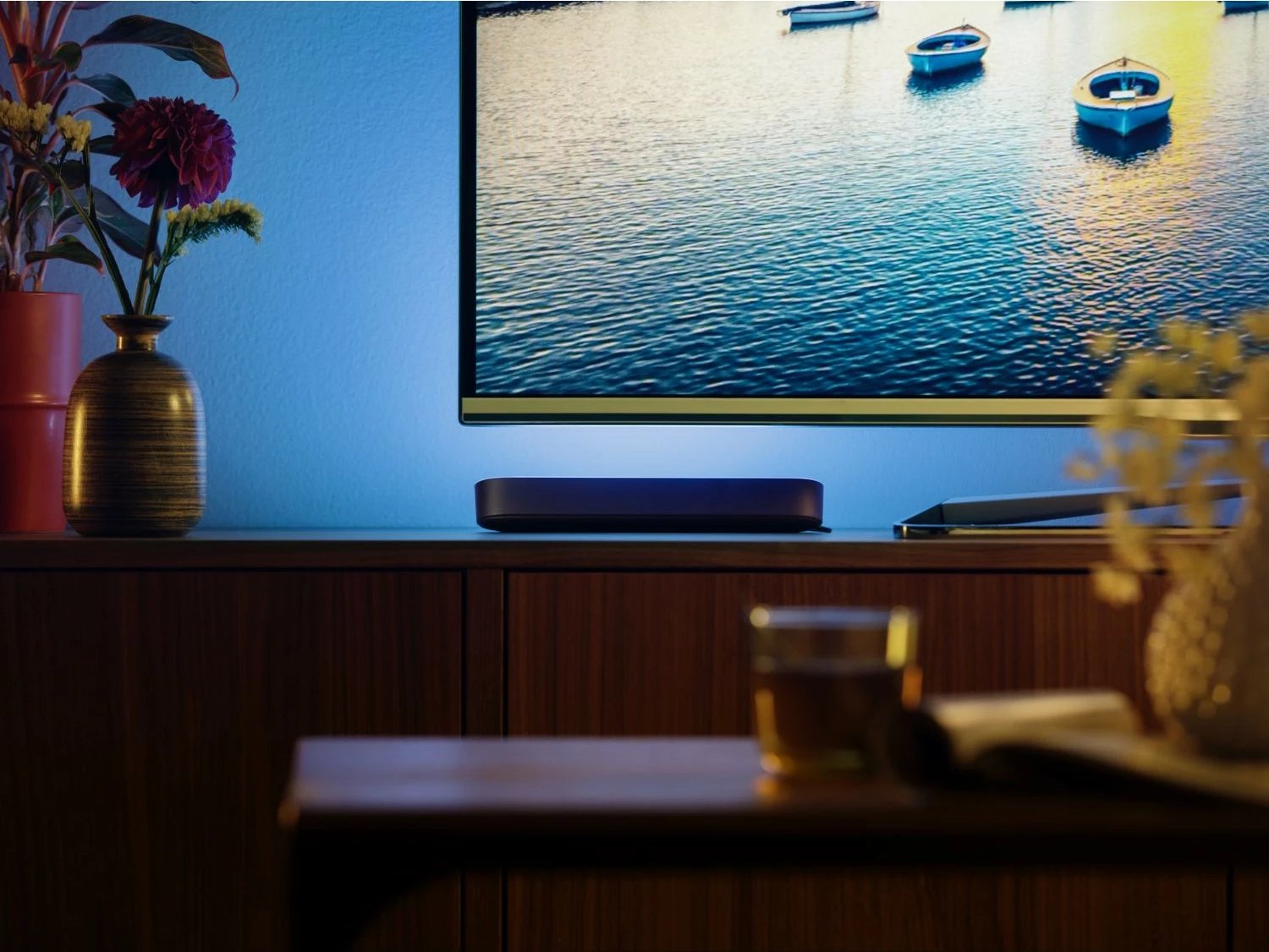 Llambë tavoline smart Philips Hue Play, LED, ZigBee, e zezë