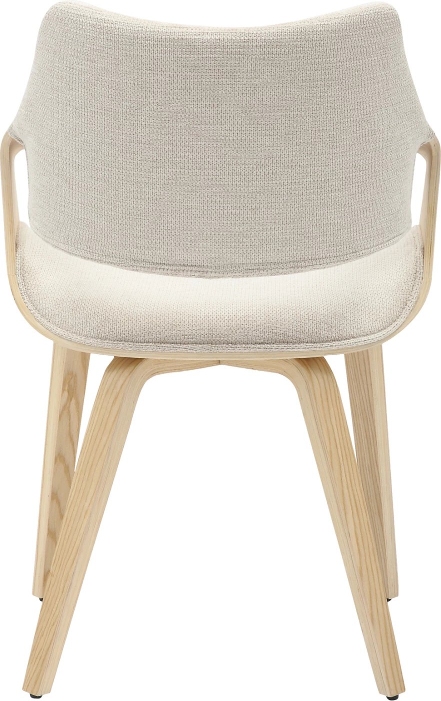 Karrige për ngrënie NETTO FH9976.01, kornizë druri, ngjyrë lisi-bezhë, 55x56x83.5 cm