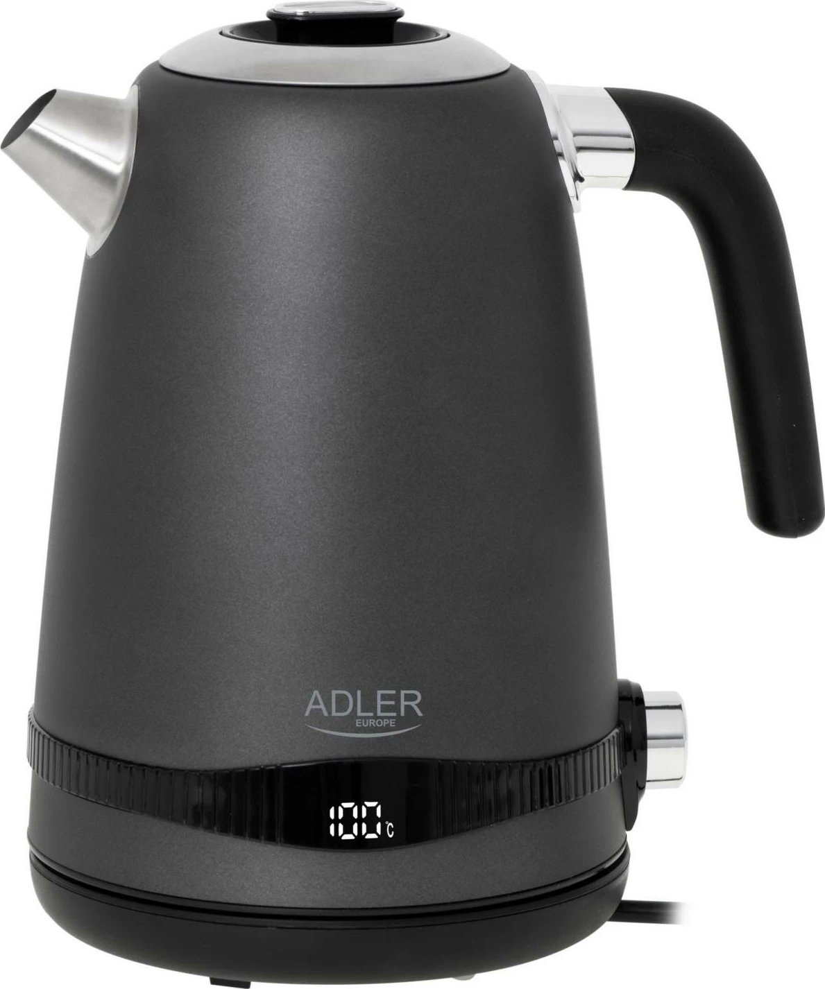 Çajnik elektrik Adler AD 1295, 1.7L, 2200W, gri