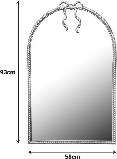 Pasqyrë muri Frensia, metal ngjyrë ari, 58x3x93cm