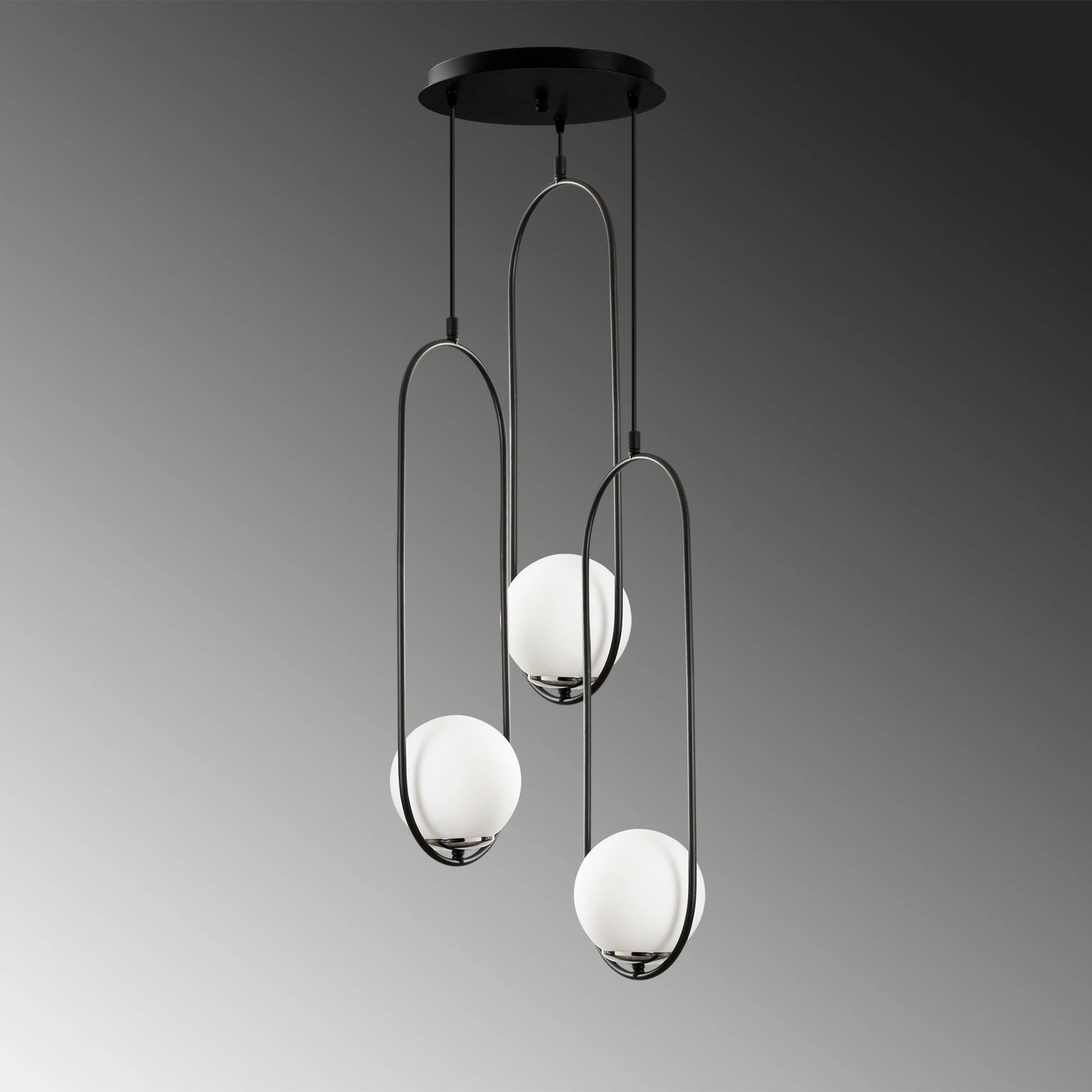 Llambë tavani Opviq Mudoni, e zezë, MR-935