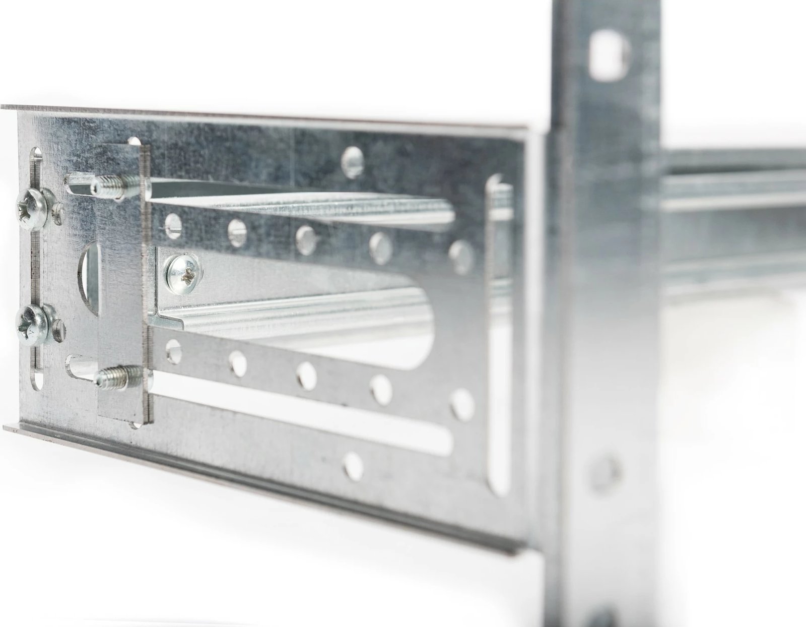 Mbajtëse DIN Rail Digitus 4U, 483mm, çelik i galvanizuar, argjend