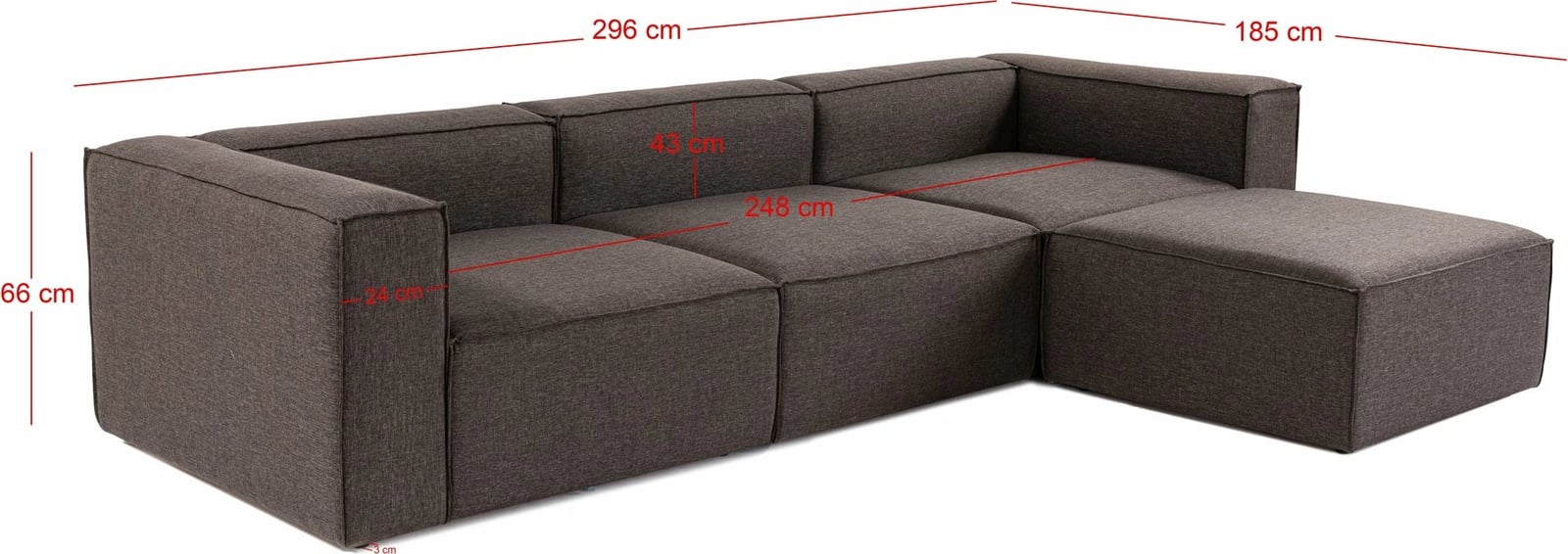 Këndollë Atelier del Sofa, Fora, ngjyrë kafe e errët