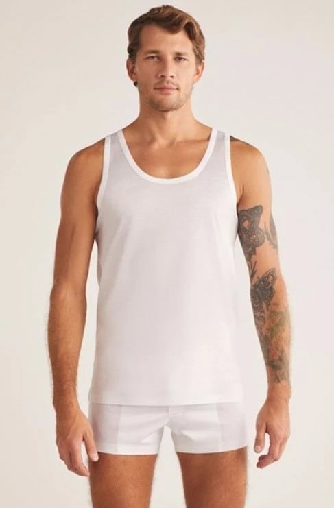 Fanellë e brendshme për meshkuj, Jumeon, e bardhë, 1C11CEAK061.005.C00018