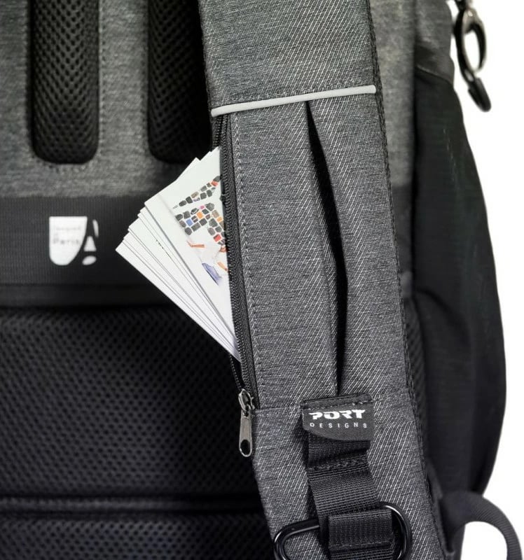 Çantë shpine PORT Designs Montreal për laptop 15.6-16", 24L, e zezë/gri