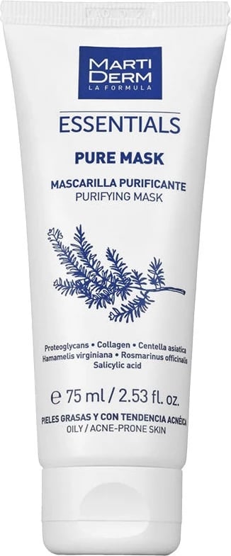 Maskë për fytyrë Martiderm Essentials Pure Mask për femra 75ml