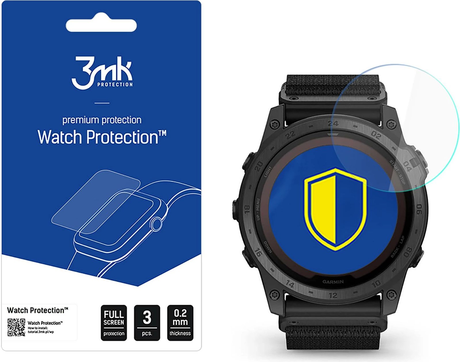 Mbrojtës ekrani Hybrid Glass 3mk Protection për Garmin Tactix 7 Pro, Transparent