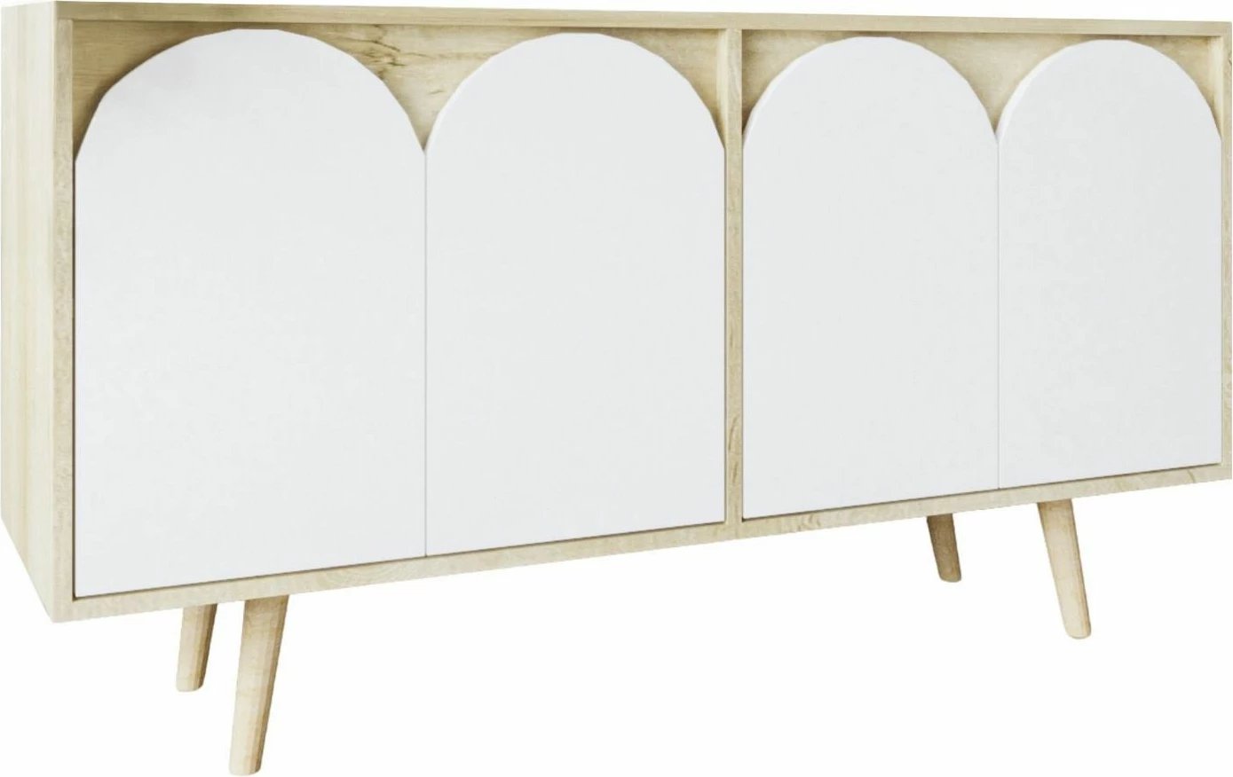 Konsol Skye Decor, Venezia 150, ngjyrë lis safir dhe e bardhë