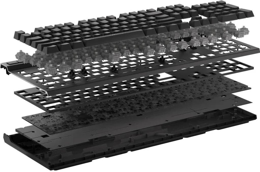 Tastierë Corsair K70 RGB PRO MAX, mekanike, RGB, e zezë