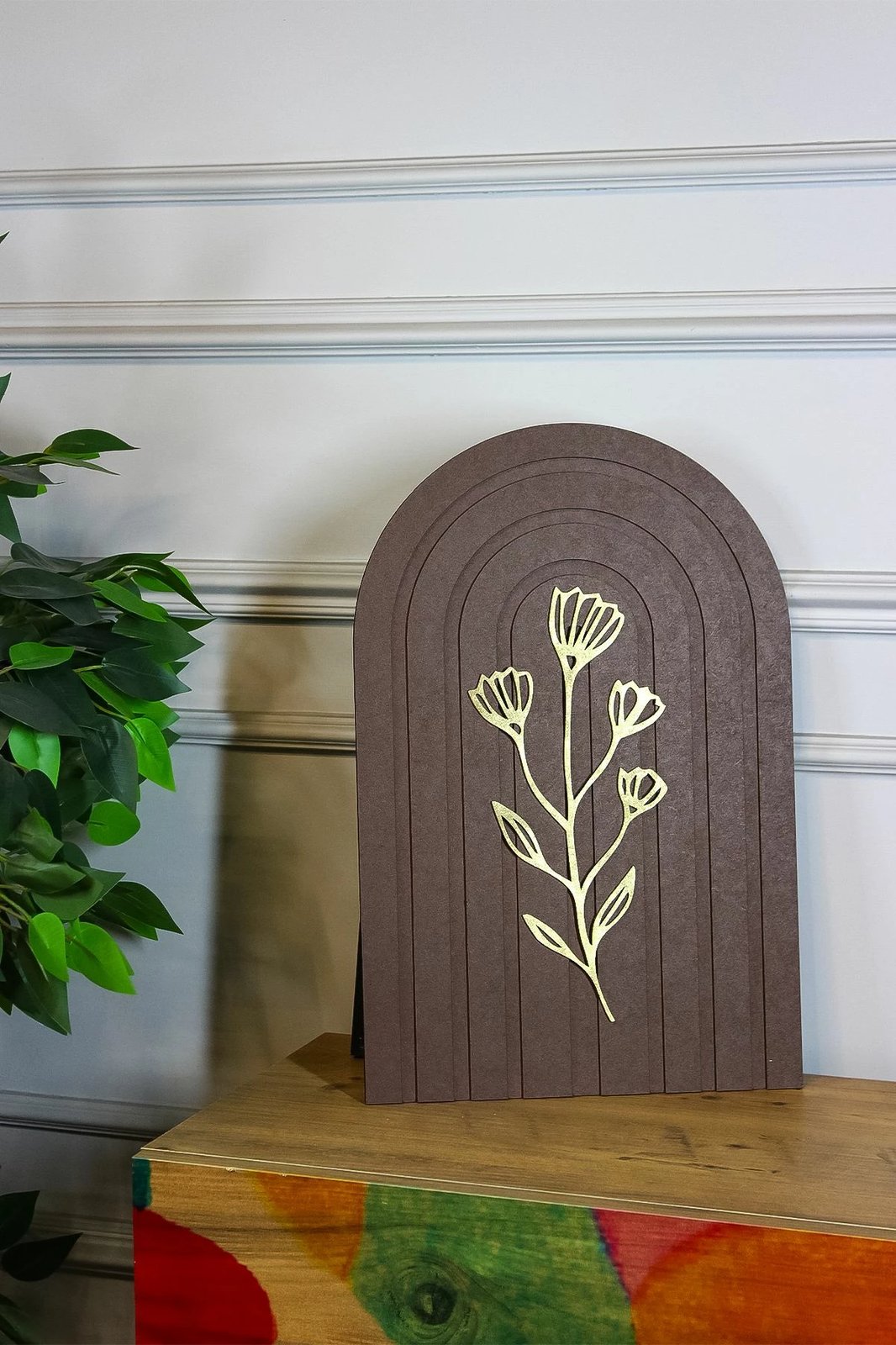 Pikturë dekorative, shumëngjyrëshe, Wallity, Ersy3Doval4-1828, 18x28x2cm