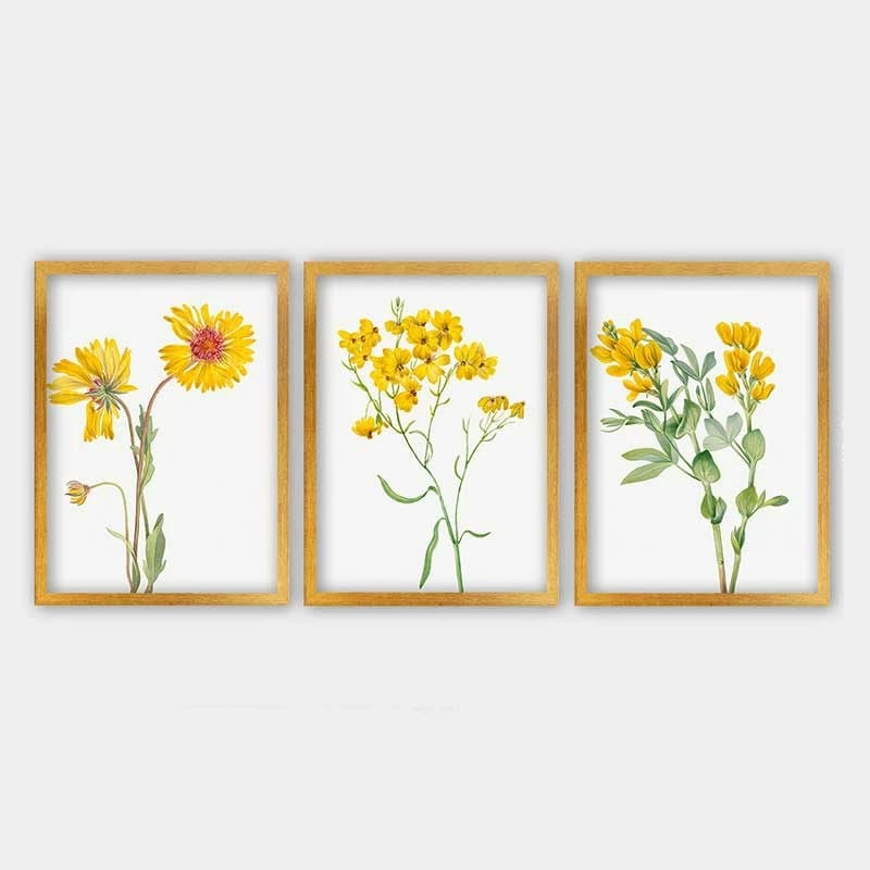 Pikturë dekorative me kornizë (3 copë), Wallity, 3AC_22613791_3545