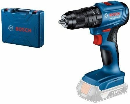 Kaçavidë elektrike BOSCH GSB 185-LI SOLO me kuti, Blu