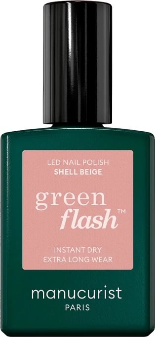 Llak për thonj për femra Manucurist Green Flash Shell Beige 15ml