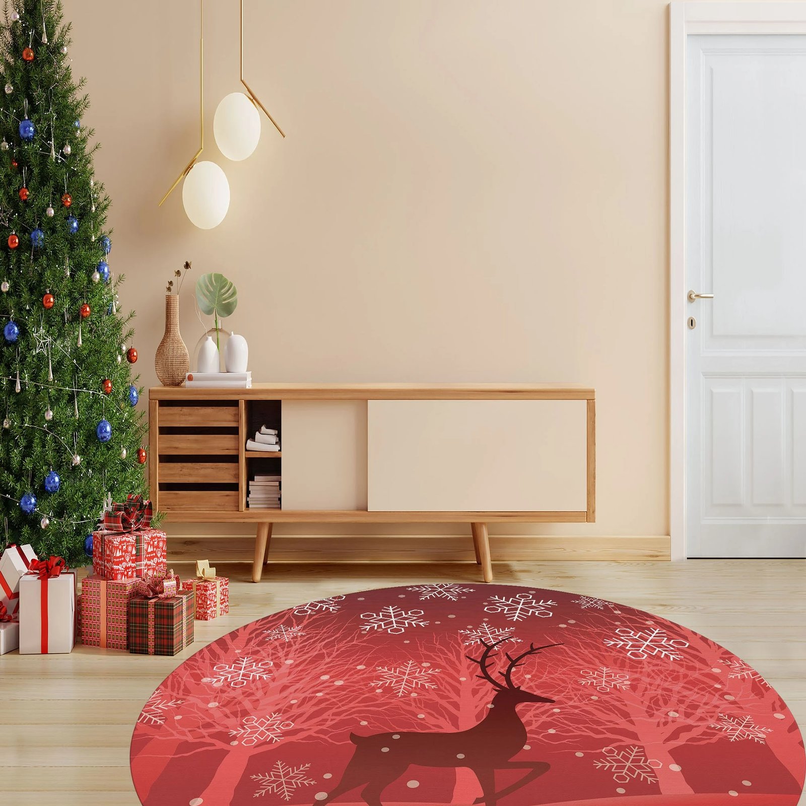 Qilim i kuq, rrumbullakët, Conceptum Hypnose, Woopamuk452, 120cm