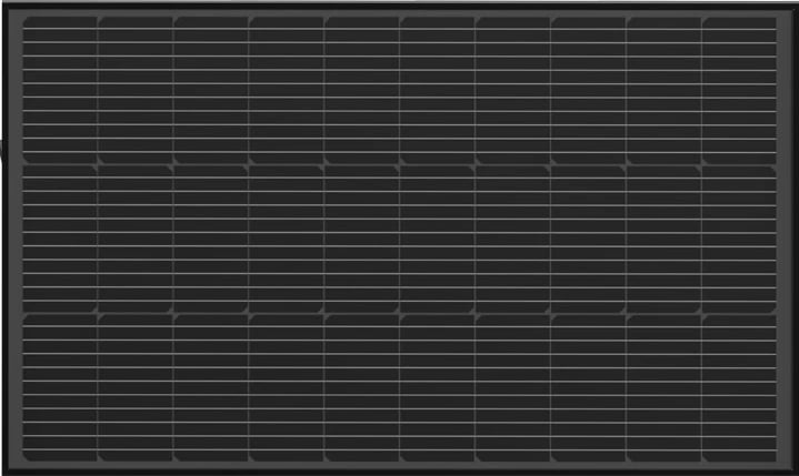 Set panel fotovoltaik EcoFlow 2x100W, strukturë e ngurtë, i zi