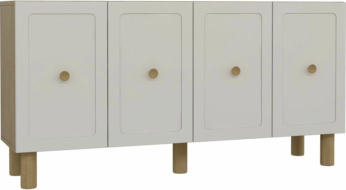 Konsol Skye Decor, Rosalinda KB150, ngjyrë lis safir dhe e bardhë