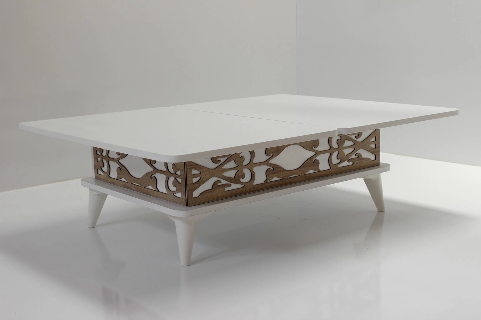 Tavolinë për kafe Skye Decor, Ada, e bardhë