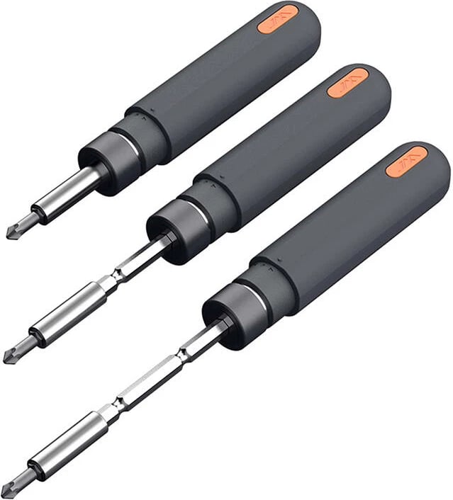 Set kaçavidash me ratchet JIMI Home JM-GT101 me 24 bitë dhe çelës francez, Gri