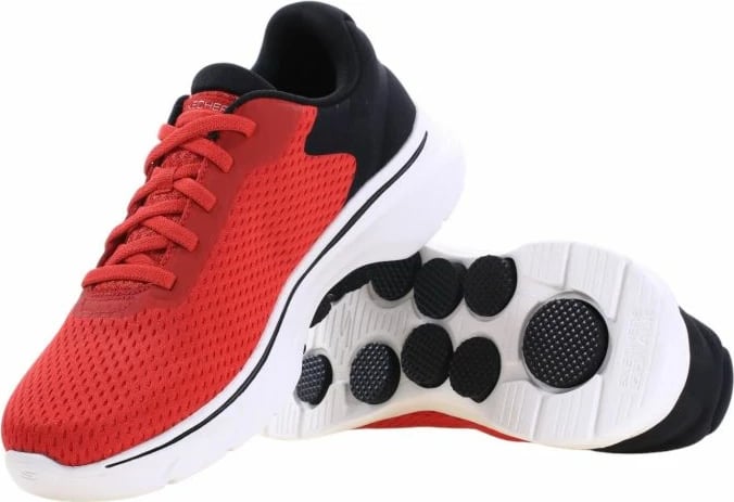 Atlete për meshkuj Skechers, të zeza të kuqe