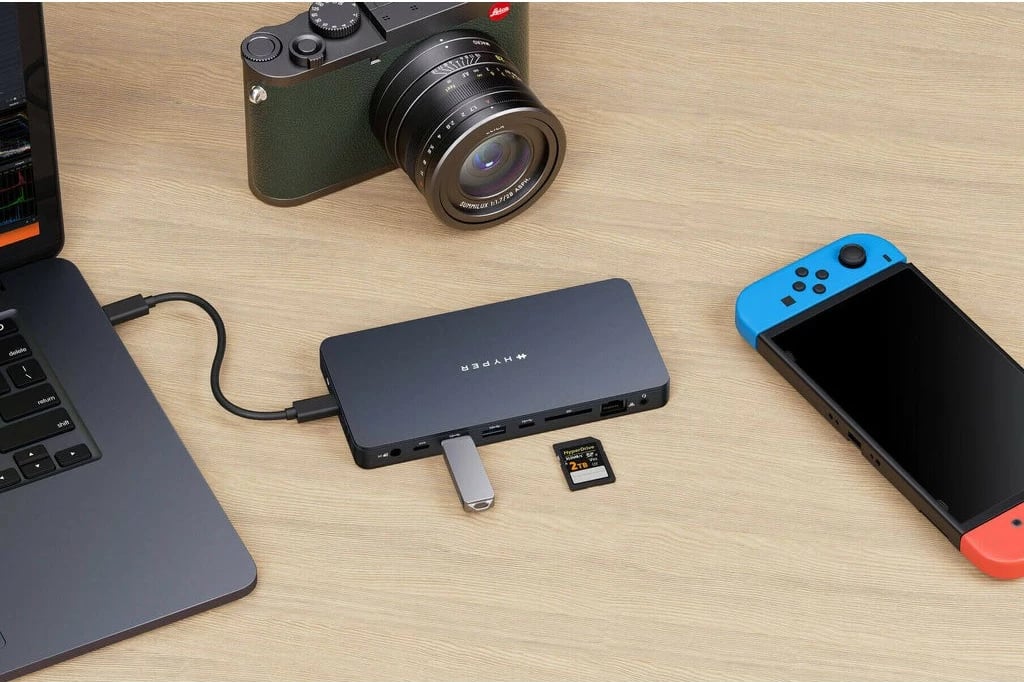 Docking station Targus Hyperdrive EcoSmart Gen.2 Dual, USB Type-C, HDMI, Ethernet, SD, 10Gbps, blu