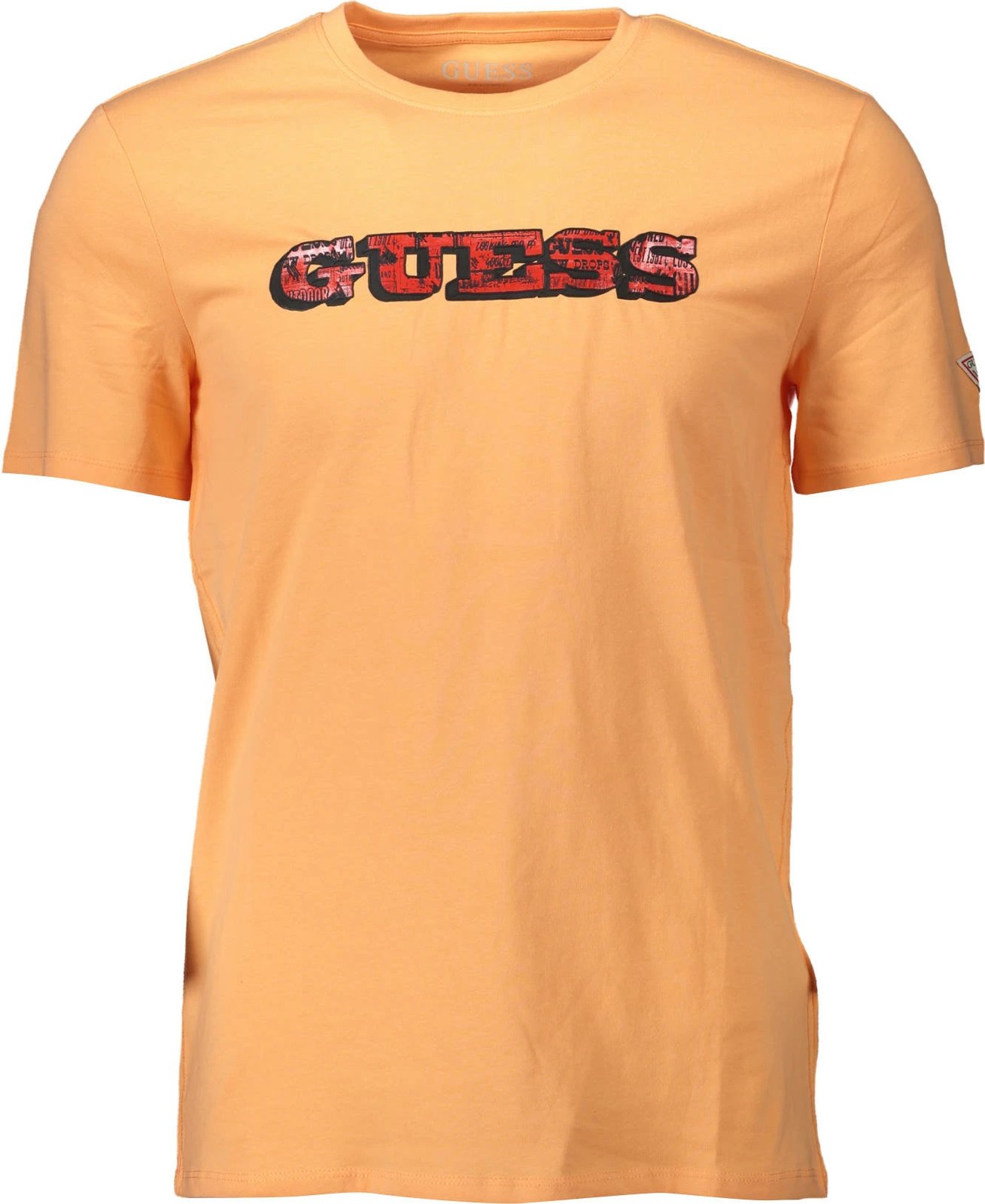 Maicë për meshkuj GUESS JEANS, portokalli