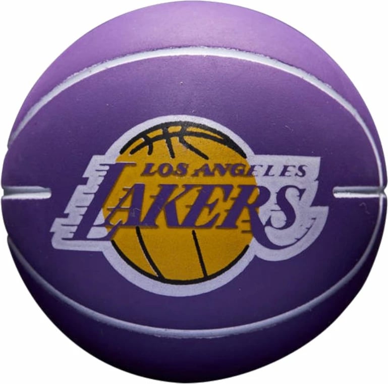 Top basketbolli Wilson NBA Dribbler Los Angeles Lakers, mini për të gjithë, vjollcë