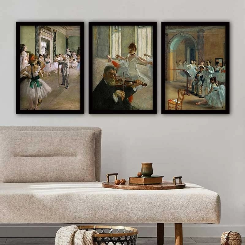 Pikturë dekorative me kornizë (3 copë), Wallity, 3SC_UN1914103_5575