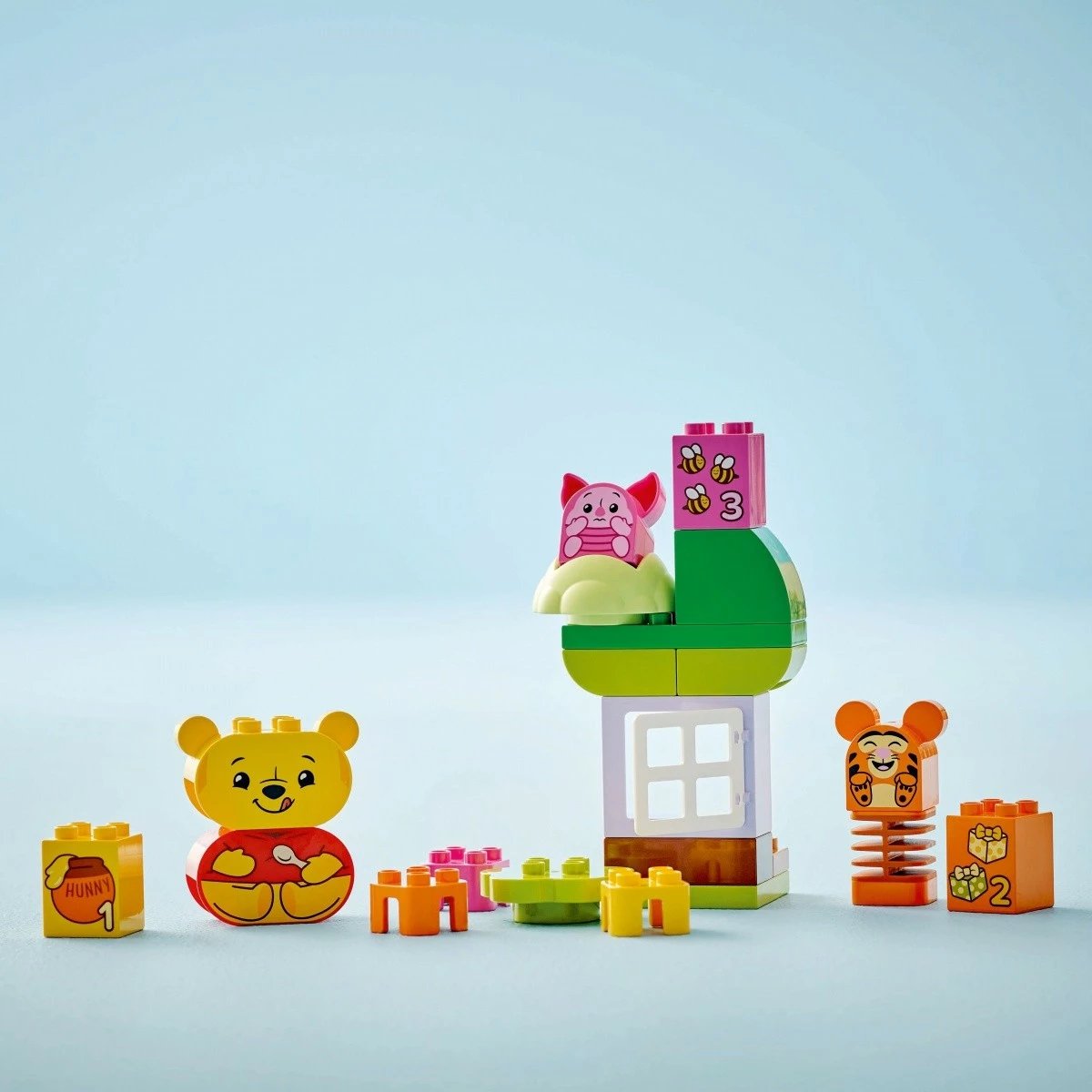 Set lodrash LEGO DUPLO Disney 10457 Winnie the Pooh's Birthday Party, 22 pjesë, plastikë, shumëngjyrëshe