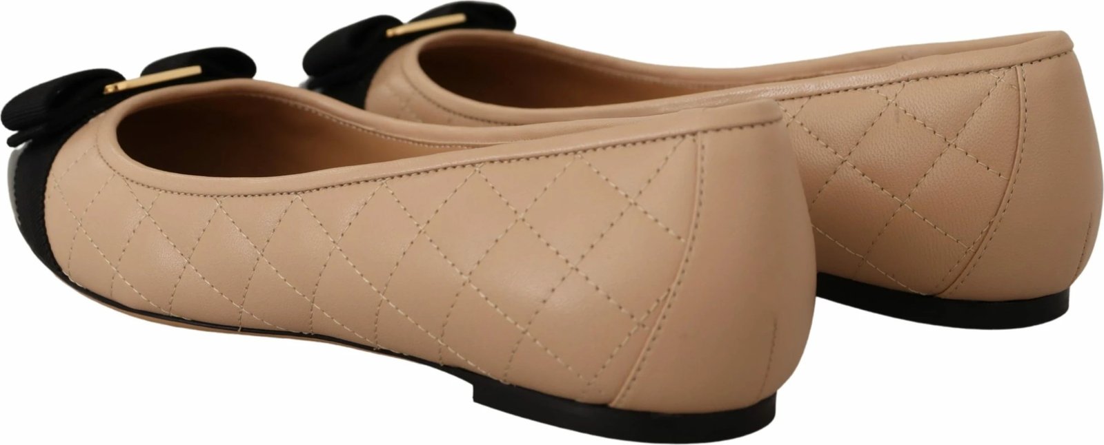 Këpucë për femra Salvatore Ferragamo, bezhë / të zeza 
