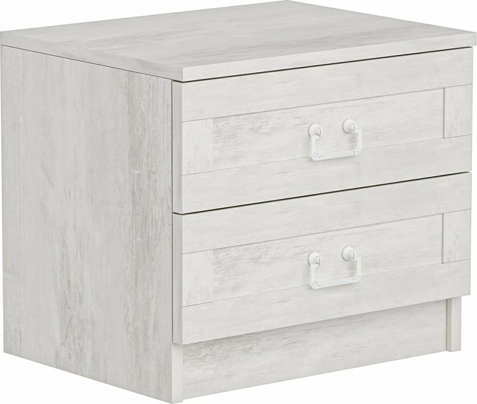 Komodinë Hanah Home, Kale - 4922, ngjyrë e bardhë