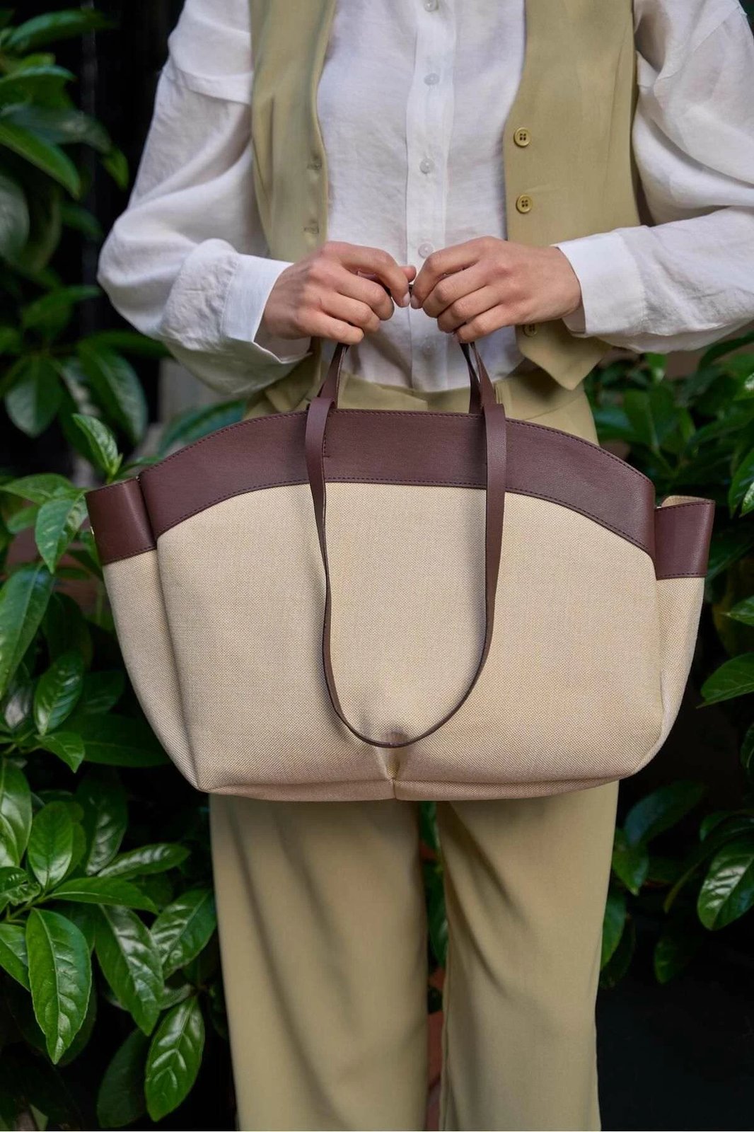 Çantë krahu Zoozie Bags, ngjyrë kafe, MK1020024S27-0001