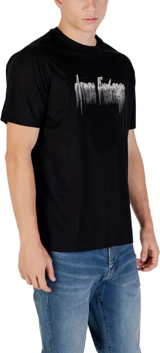 Maicë Armani Exchange për meshkuj, e zezë