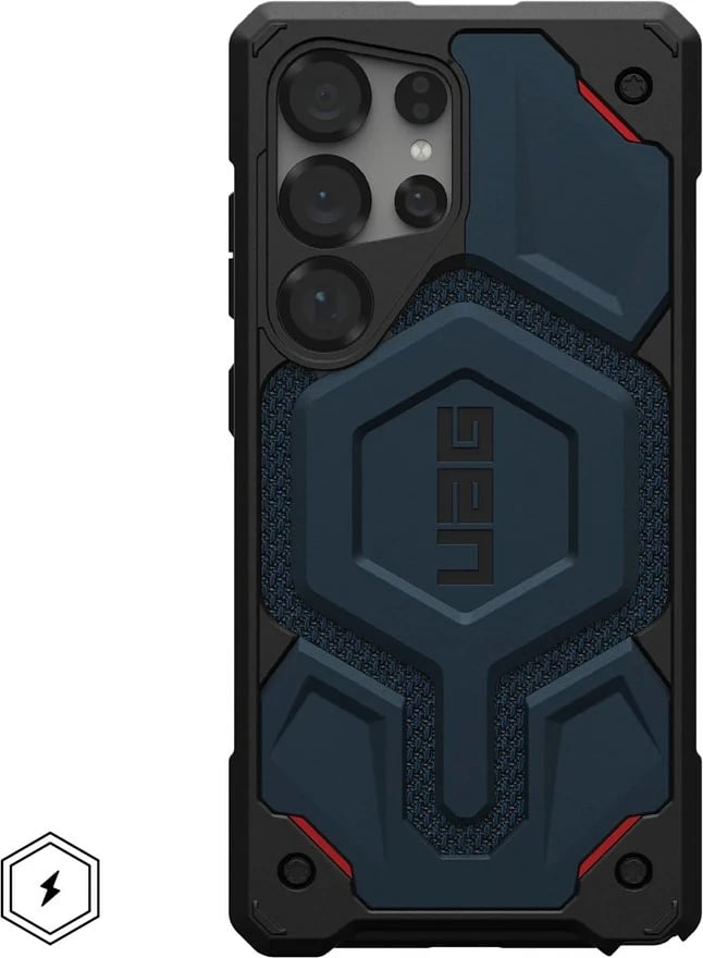 Mbështjellës Urban Armor Gear Monarch Pro Kevlar për Samsung, 6.8", PC, zi/blu
