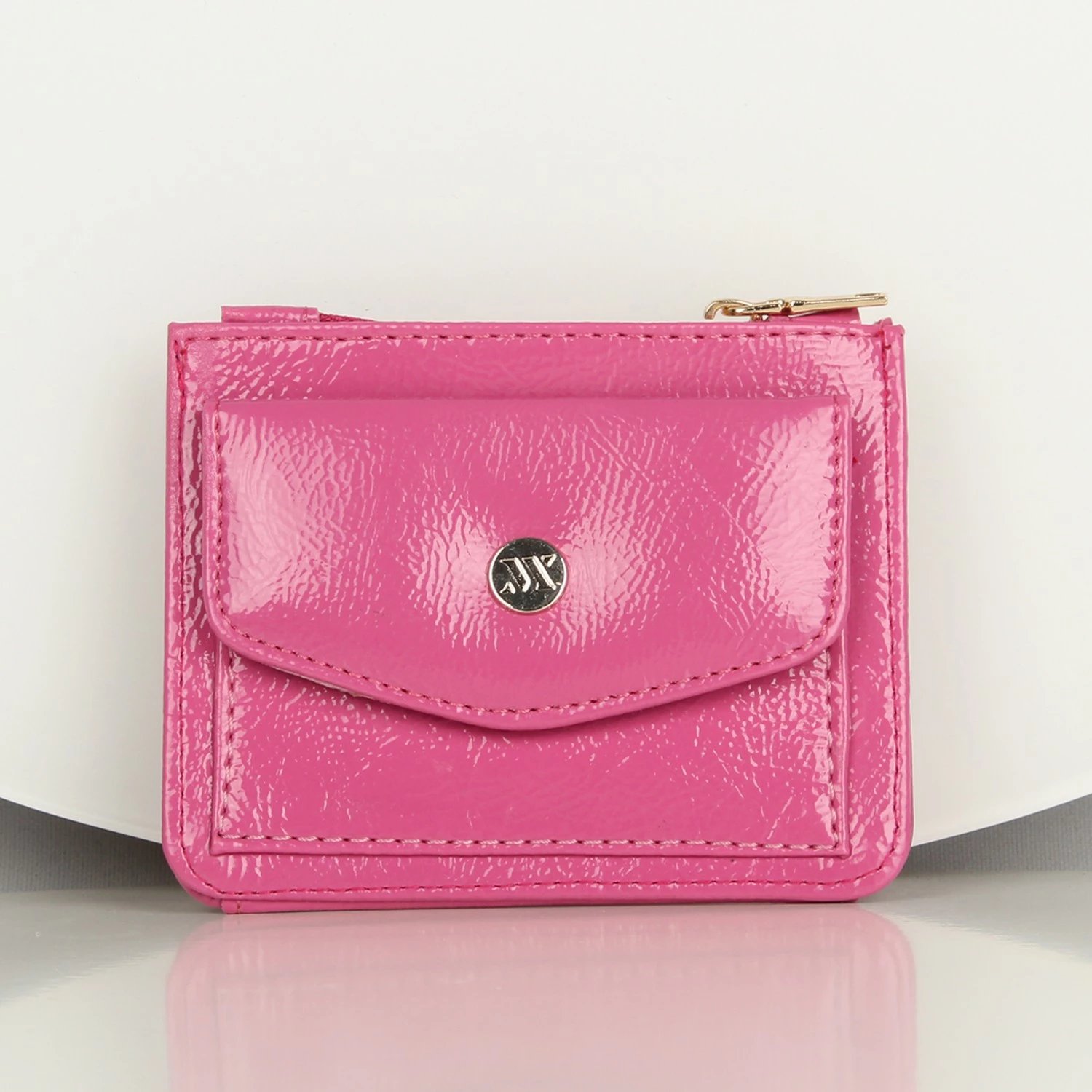 Portofol lëkure, ngjyrë rozë, Zoozie Bags, 1265