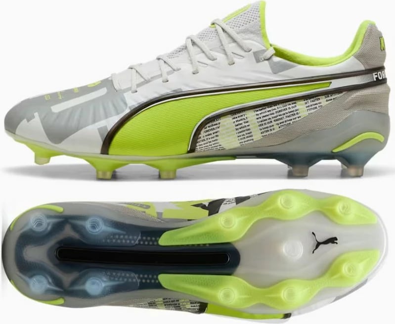 Atlete futbolli Puma për meshkuj, hiri-gjelbër