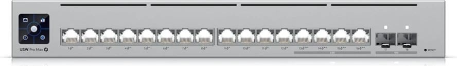 Switch Ubiquiti Pro Max 16 PoE Managed L3 Gigabit Ethernet, Gri